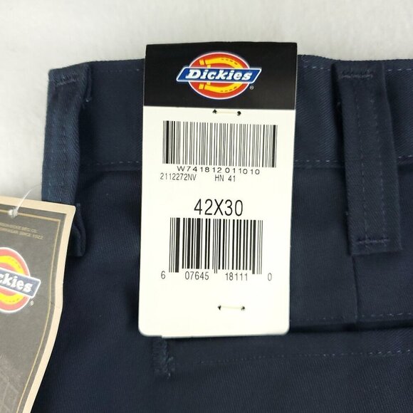 Dickies Premium Industrial Work Pants Multi-Use Navy Blue "42x30" Real 42x29 NWT - Picture 13 of 13